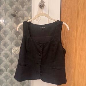 CBK Inspired J. Crew Black Sleeveless Top